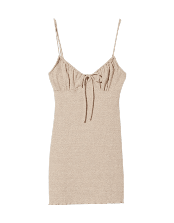 Gathered short dress - Dresses - Woman | Bershka