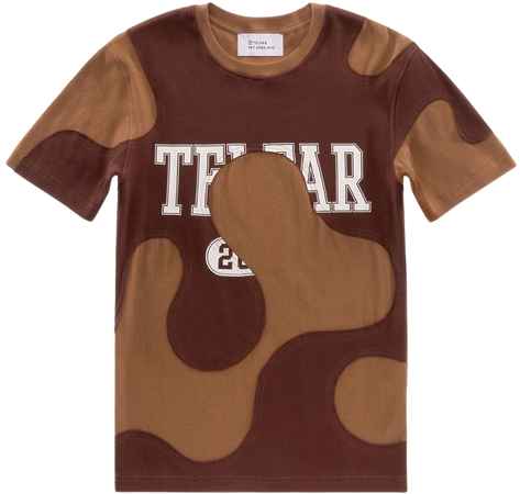 Camo T-shirt - Chocolate – shop.telfar