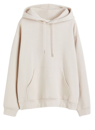 light beige hoodie