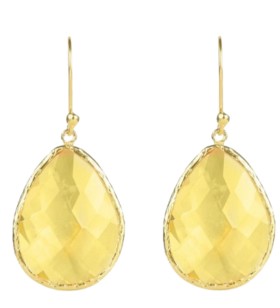yellow earrings