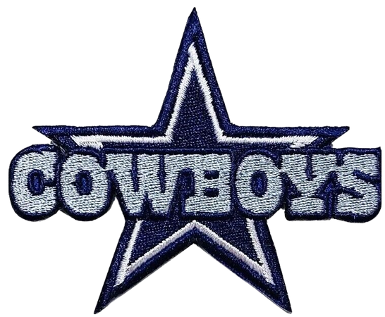 Dallas Cowboys Embroidered 3 1/4&#034; Iron On Patch | eBay