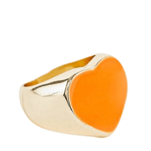 orange heart golf ring ASOS
