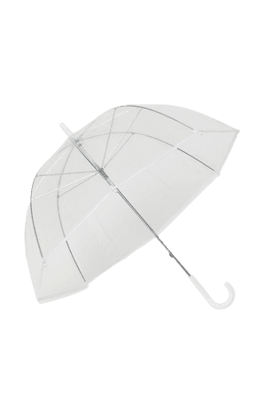 Transparent Umbrella - Transparent/white - Ladies | H&M US