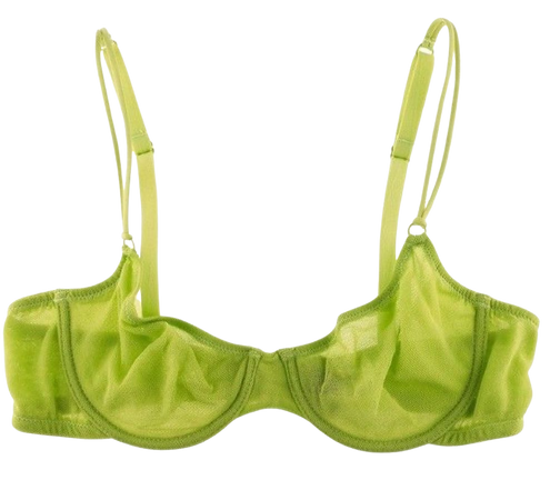 lime green bra