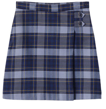 School Uniform Girls Plaid A-line Skirt Below the Knee | Lands' End