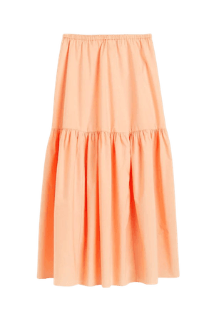 Long Skirt - Apricot - Ladies | H&M US