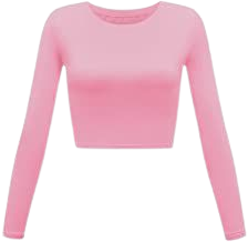 cropped pink long sleeve - Google Search