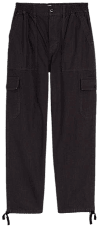 Garment-Dyed Cargo Jogger Pants