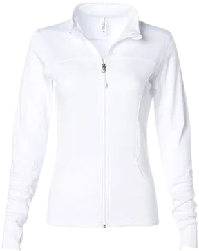 white work out jacket