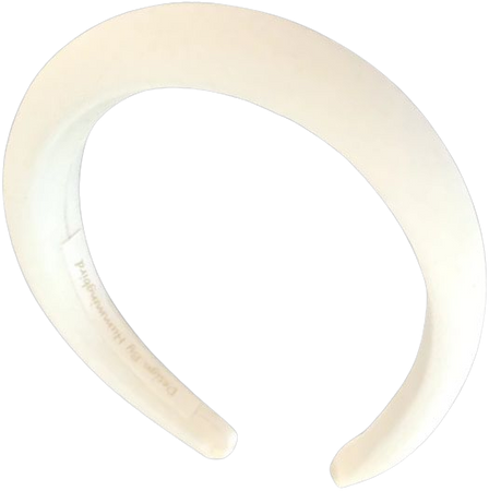 Cream Satin Padded headband Hair Band 2.5 cms Wide with Rounded Padding Bridal Headpiece fascinator