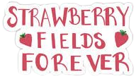 strawberry fields forever sticker - Google Search