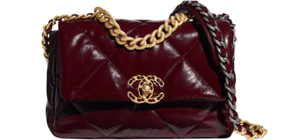 burgundy Chanel bag