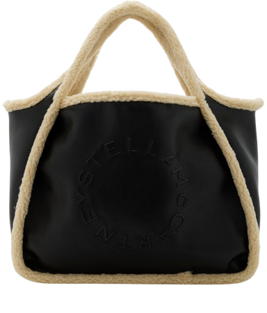 Vegan Leather Faux Shearling Tote Bag By Stella Mccartney | Moda Operandi
