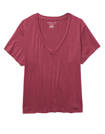 AE Soft & Sexy Slim Fit V-Neck T-Shirt