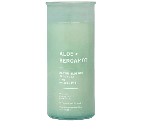 10.5oz Glass Jar Wellness Candle Aloe & Bergamot - Project 62™ : Target