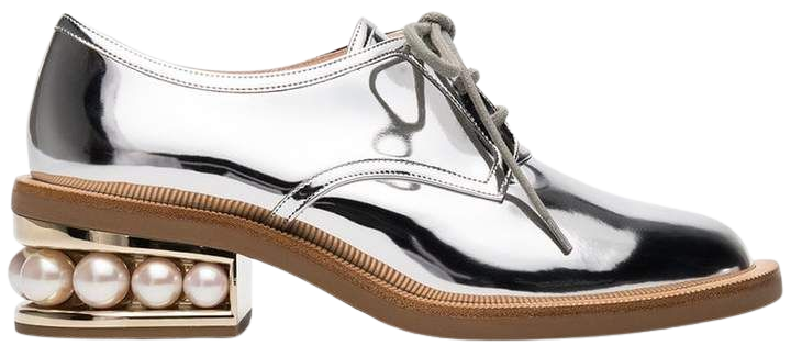 Silver Casati Pearl 35 Derby shoes