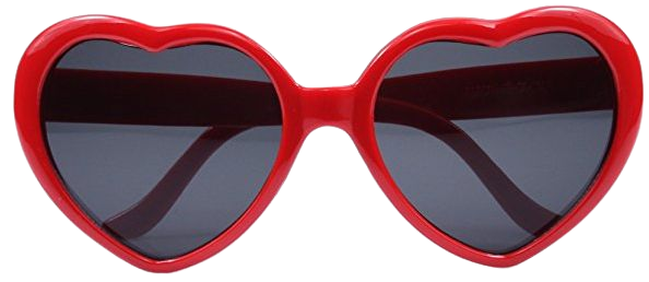 Amazon.com: FBrand Fashion Large Women Lady Girl Oversized Heart Shaped Retro Sunglasses Cute Love Eyewear (red): Clothing