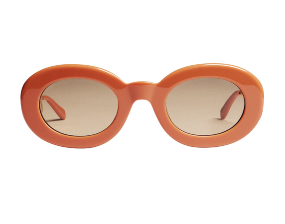 Orange jacquemus glasses