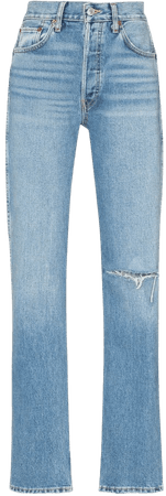 RE/DONE 90s High Rise straight-leg Jeans - Farfetch
