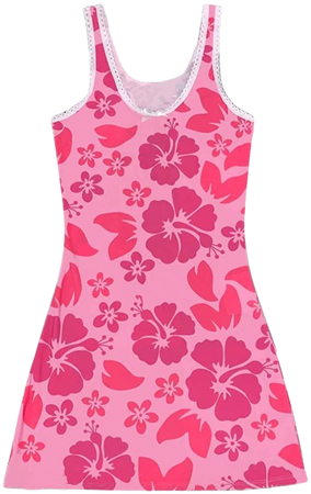 omighty hibiscus dress