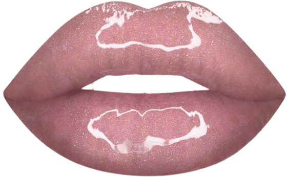 Glossy Lilac/Pale Pink Lips
