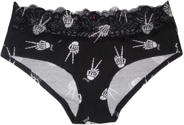 Victorias Secret Pink Extra Low Rise Halloween Hipster Panty