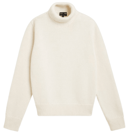 off white pima cotton Rêve sweater