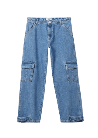 Pocket cargo jeans - Women | Mango USA