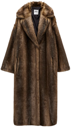 limited edition FAUX FUR COAT LIMITED EDITION - Mink, ZARA United States