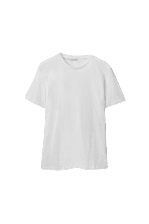 ROUND-NECK T-SHIRT - White - Round-neck T-shirts - COS