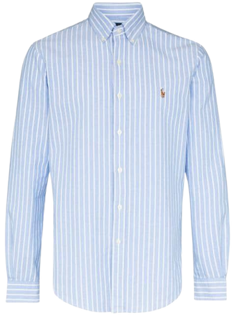 Polo Ralph Lauren Oxford Striped Shirt Ss20 | Farfetch.com