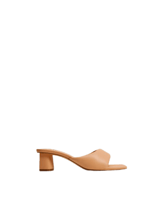 Quilted heeled sandals - Women | Mango USA