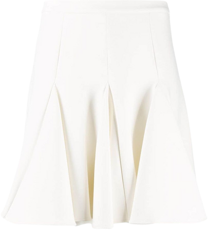 Off-White pleated mini skirt