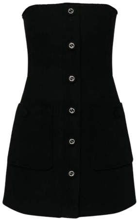 Gucci Interlocking-G-buttons Mini Dress - Farfetch