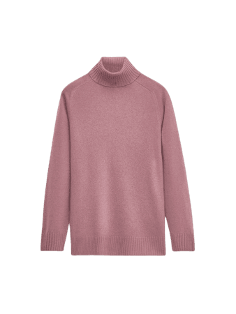Wool and cashmere high neck sweater - Women - Massimo Dutti