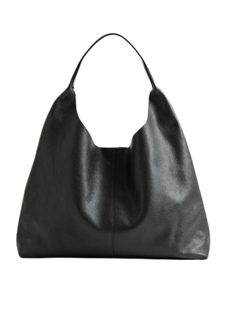 Large Leather Tote - Black - Totes - & Other Stories US