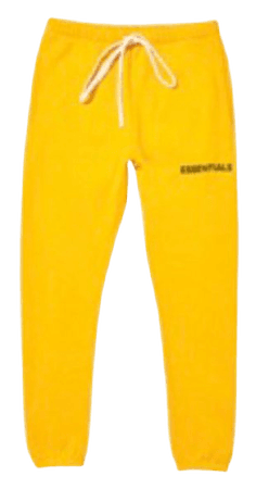 FEAR OF GOD Essentials Graphic Sweats - Yellow