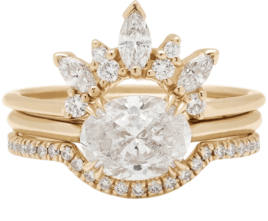 East West Ring White Diamond | Anna Sheffield | Bea Suite No. 20 – Anna Sheffield Jewelry
