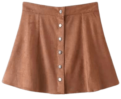 khaki-button-fly-suede-flared-mini-skirt_1442406377148.jpg (392×588)