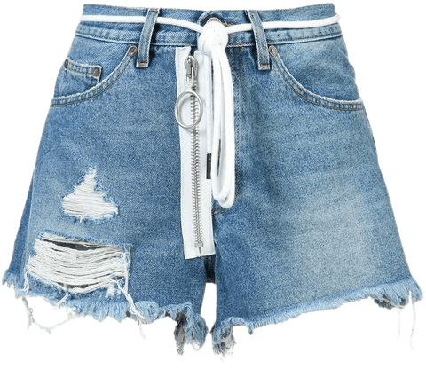 Off-White Auction House denim shorts
