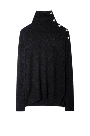 Alma Jeweled Cashmere Sweater