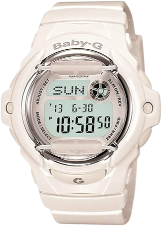 Amazon.com: Casio Women's Baby G Quartz Watch with Resin Strap, White, 23.4 (Model: BG-169R-7AM) : Clothing, Shoes & Jewelry