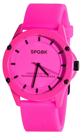 Neon pink watch