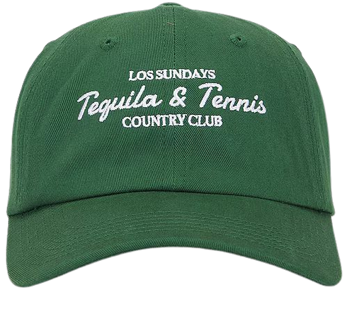 Los Sundays The Tequila & Tennis Country Club Dad Cap in Green | REVOLVE