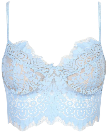 baby blue top cropped lace - Google Search