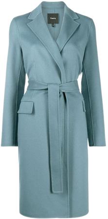 Theory Belted Wrap Coat - Farfetch