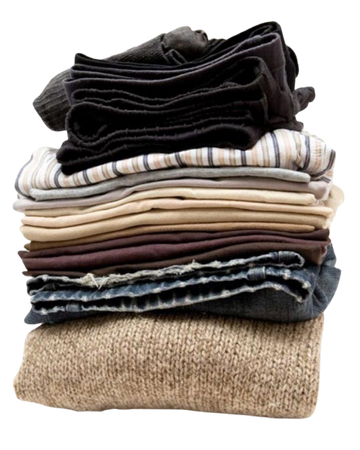 folded clothes
