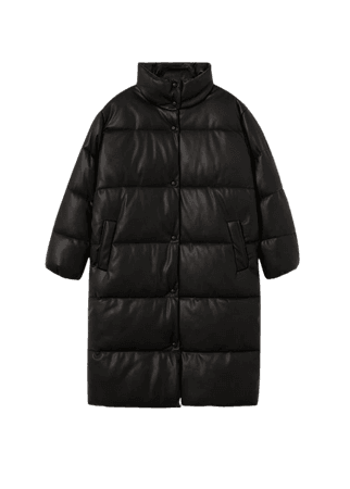 Oversized padded coat - Women | Mango USA