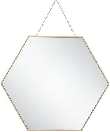 Gold Hexagon Wall Mirror - Large | Hobby Lobby | 80941486