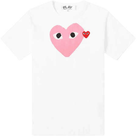 Comme des garcons play red heart colour heart tee - Google Shopping